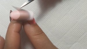 Как сделать французский маникюр с помощью трафарета!?