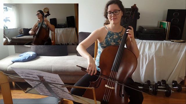 Baroque Bow vs Classical Bow // F.A. Kummer Op. 57 no. 1 w/ Accompaniment смотреть онлайн