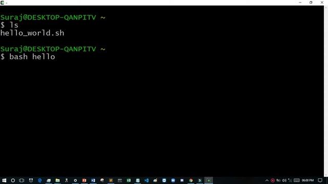 Hello World in Shell Script or Unix | Hello World