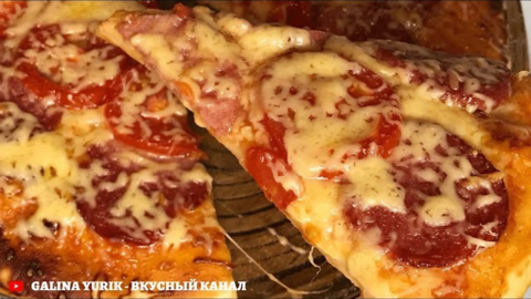 РЕЦЕПТ ПИЦЦЫ КАК В ПИЦЦЕРИИ
