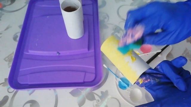 DIY. Кавайный органайзер для канцелярии из втулок. ✏️❤️? Идеи из мусора. Организация рабочего стола