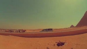 Первый раз увидели пирамиды