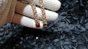 Золотой браслет 585пр. Плетение Бисмарк. Замок коробка. Длинна 20 см.