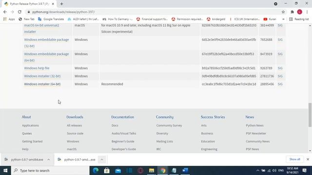 Install Python on Windows 10 | Python 3.9.7