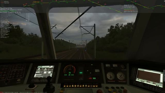 ZDSimulator.Почтово-багажный поезд 984 с ЧС2 сообщением Сухиничи-Бекасово по участку Сухиничи-Москв смотреть онлайн