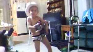 Our Little Naked Cowboy!!