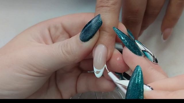 2 месяца без отслоек#nails#nailart#сложныеногти#длинный#shorts