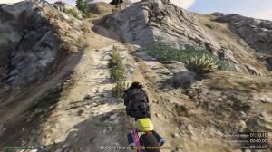 GTA Online: Испытания на время/Time trial (№2) - Вершина горы Чиллиад