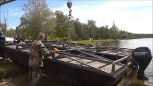 Сборно разборный самоходный понтон (promo video)