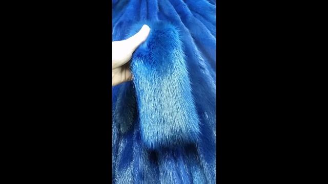 Норка синяя - видео качества меха