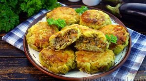 Круче котлет.)
КАРТОФЕЛЬНЫЕ ЗРАЗЫ С БАКЛАЖАНАМИ