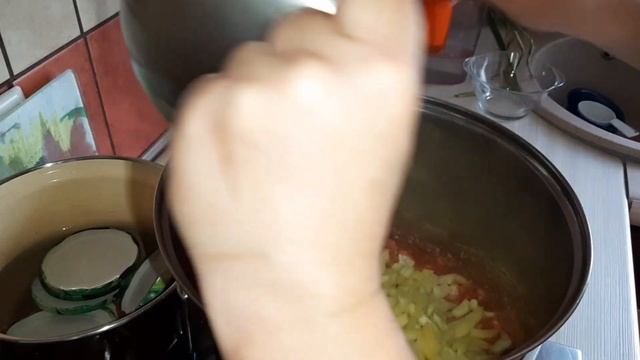 ??ЗАГОТОВКИ НА ЗИМУ!/Салат из спаржевой фасоли с паприкой.?#рецепты#заготовкиназиму#влогдомохозяйки
