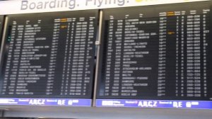 Табло в аэропорту Франкфурт (FRA|EDDF)
