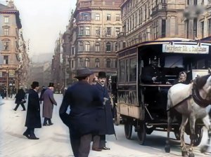 Сказочная Вена (Wien) примерно между 1905 и 1915 годами в цвете.
