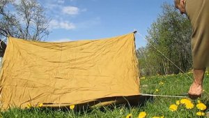 Как установить палатку, разобрать и аккуратно сложить.