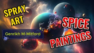 Spray art. Как нарисовать картину!