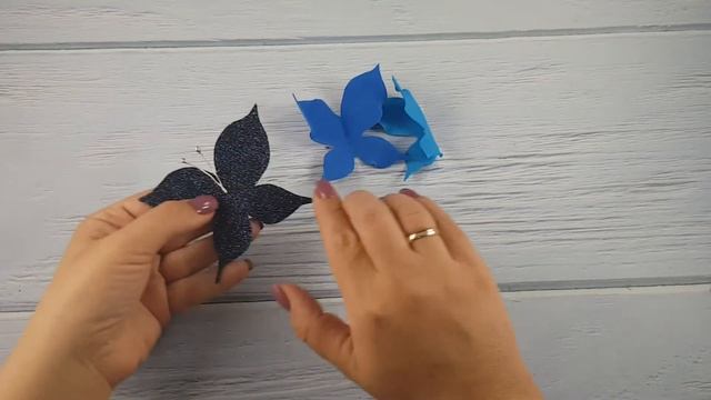 Простые бабочки из фоамирана. смотреть онлайн