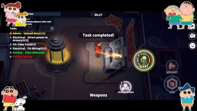 Shinchan became veteran in super sus and became immortal ?? | shinchan playing among us 3d ? | funn смотреть онлайн