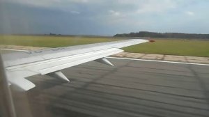 Взлёт из аэропорта Курумоч (Самара) на Сургут.