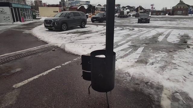 Печь Комфорт для казана 12 л с зольником, трубой и заслонкой смотреть онлайн