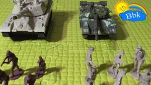 Домашние сражения игрушек ↑ Военные солдатики, танки, катера ↑ Обзор игрушек