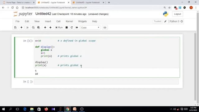 007. Global Statement in Python, Computer Science, Class XII