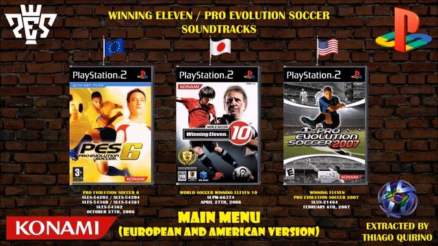 Soundtrack [Winning Eleven 10, Pro Evolution Soccer 6, PES 2007] Main Menu (European/American) смотреть онлайн