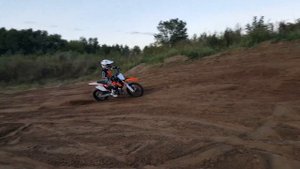 Первый раз на ктм sx 85?.