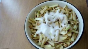 Яблочная начинка для пирогов на зиму.Простой рецепт заготовки из яблок
