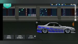 Обзор на игру Pixel Car Racer
