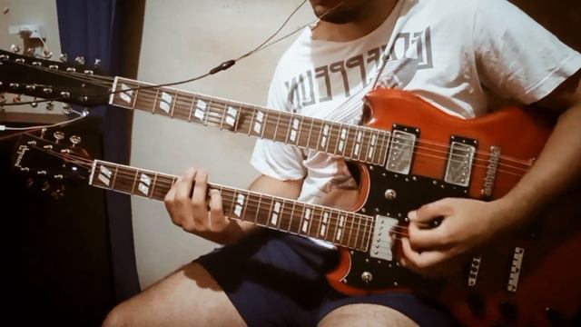 Rush - Xanadu (guitar Cover) Double Neck Guitar смотреть онлайн