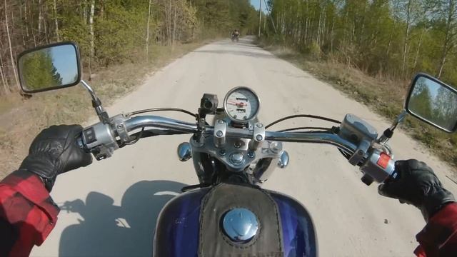 Типичный крузер. HONDA VT1100 SHADOW SABRE. Первые впечатления.