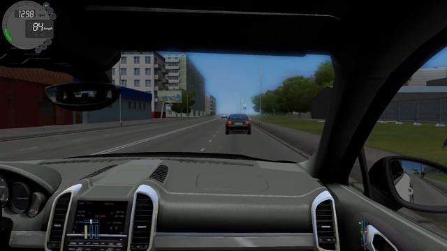 City Car Driving 1.5.0 PORSCHE CAYENNE TURBO POLICE [G27] смотреть онлайн
