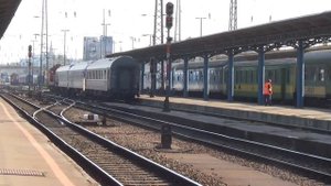 Budapest Keleti; Будапешт Келети Восточный вокзал: скорый поезд, gyorsvonat Szombathelyről