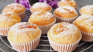 КЕКСЫ МАФФИНЫ с нежным и воздушным джемом!