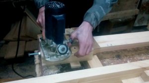 Приспособление для изготовления шипа в работе