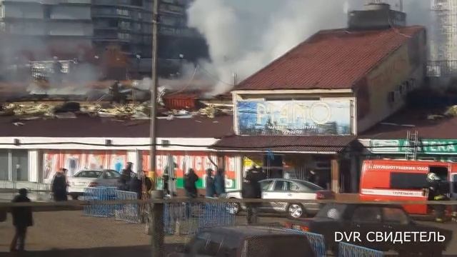 Москва: Пожар в Чертаново-Северное 26.10.2014 смотреть онлайн