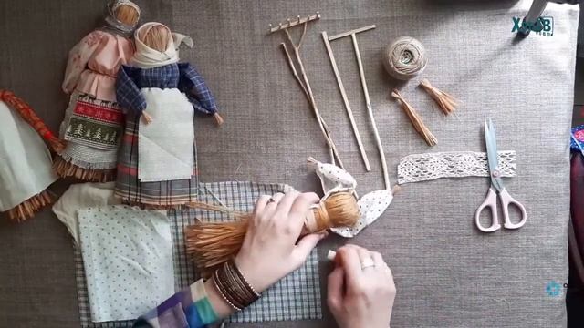 Урок мастерства «Народная кукла из лыка» от Ольги Саратовской. смотреть онлайн