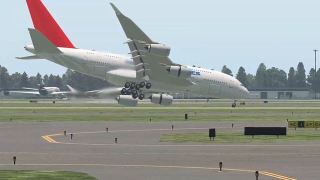 Most Terrible Landing From Airbus A380 In X-Plane 11 смотреть онлайн