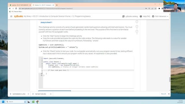 ICS211 Summer 2023 Chapter 1 Intro to Java смотреть онлайн