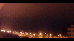 Сильный залп РСЗО и Зажигательные снаряды 19:36 Донецк 17.01.2015