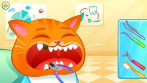 Мультики для детей как Арина попала в игре с котиком Bubbu в Больницу | Арина Лечит Бубу