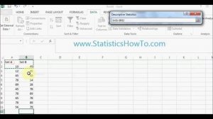 How to Find Standard Error in Excel 2013