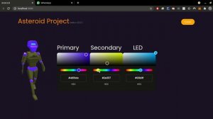 Asteroid - Customize Character Three.js, React, Socket.io
