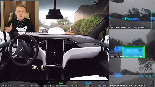 Автопилот Теслы спасает жизнь! Как работает Автопилот? Тест ДТП на Tesla Model X P100D