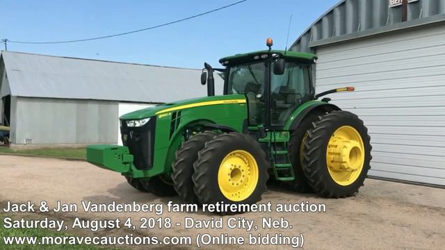 Preview of Jack & Jan Vandenberg Farm Farm Retirement Auction 8/4/18 David City, Neb.