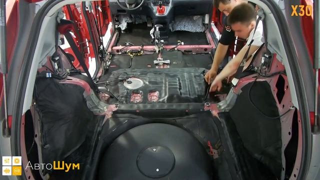 Шумоизоляция Honda CR-V за 1 день. Уровень Экстра. АвтоШум.