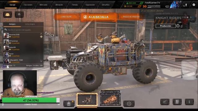 CROSSOUT #280 DIRECTO CON CHAKAL SAMA Y SUSCRIPTORES CAPITULO 8 gameplay español el juego смотреть онлайн