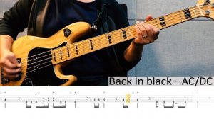 AC/DC - Back In Black_Bass Cover Solution No.189 with TAB (에이씨디씨_백 인 블랙 베이스 커버 타브악보 포함)