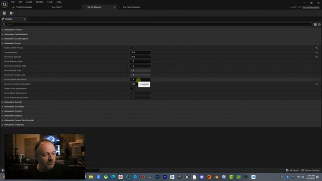 Audio Attenuation & Spatialization - Unreal 5.1 - Part 3 FOCUS - VALUABLE SKILL!!!